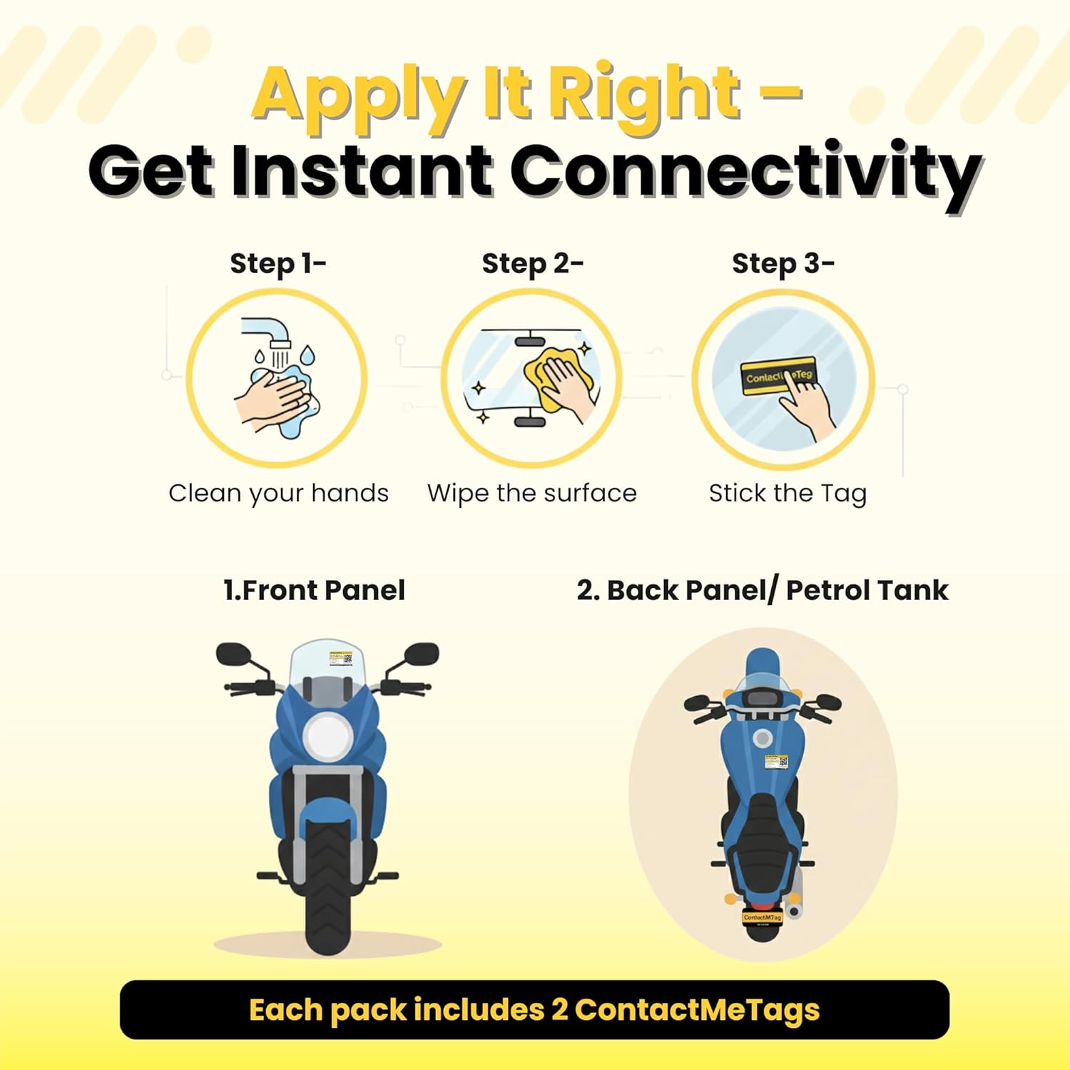 ContactMeTag - For Bike