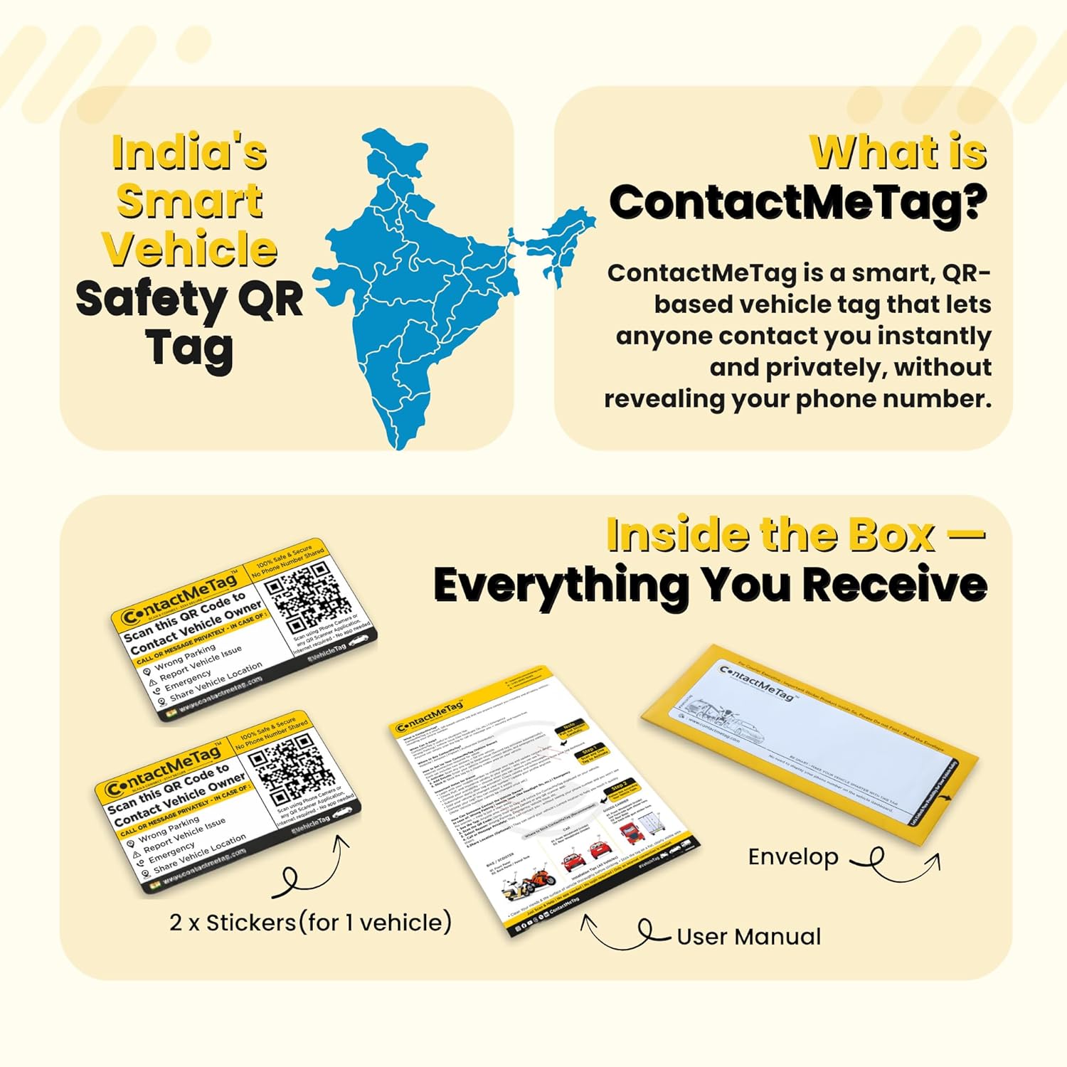 ContactMeTag - For Car