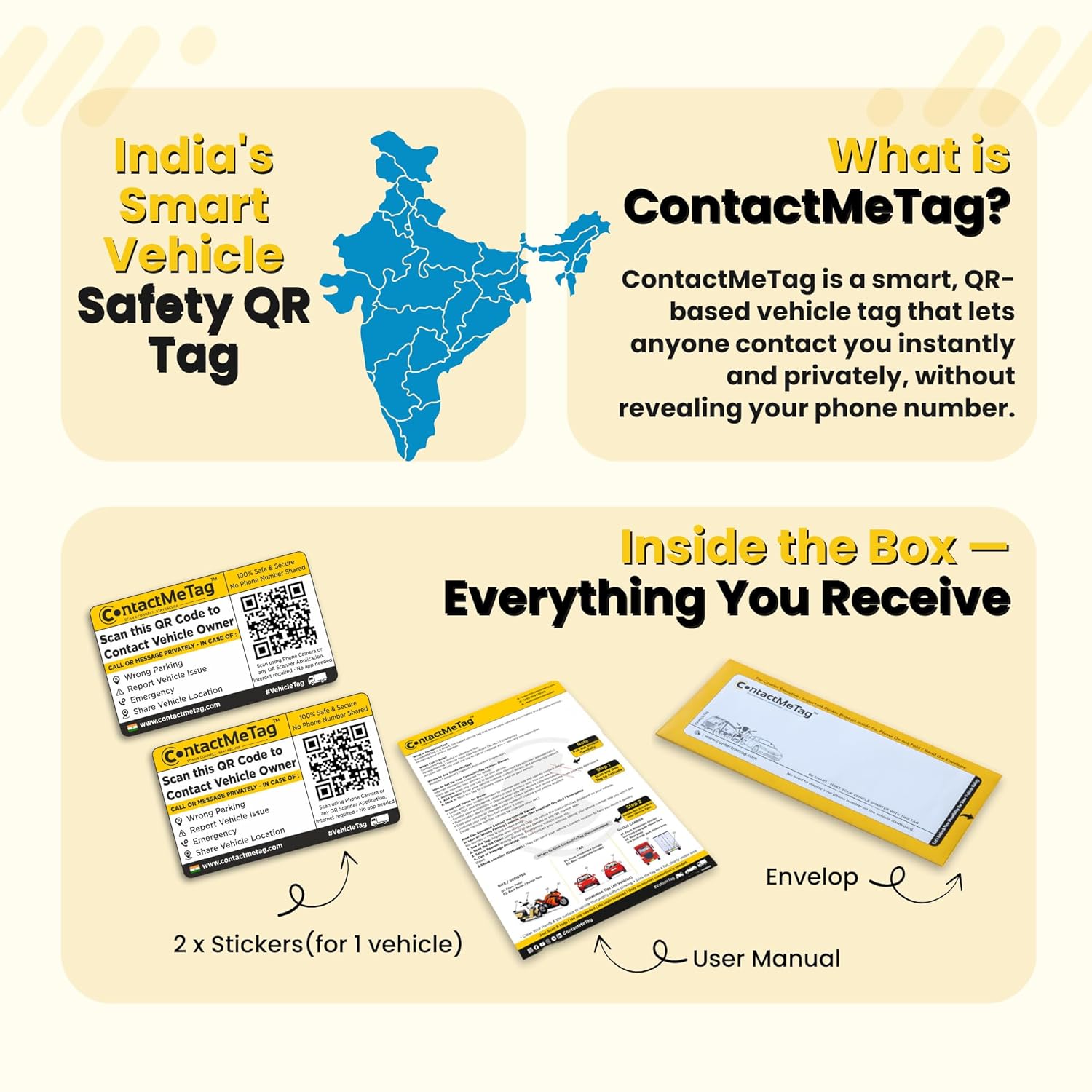 ContactMeTag - For Goods Carrier