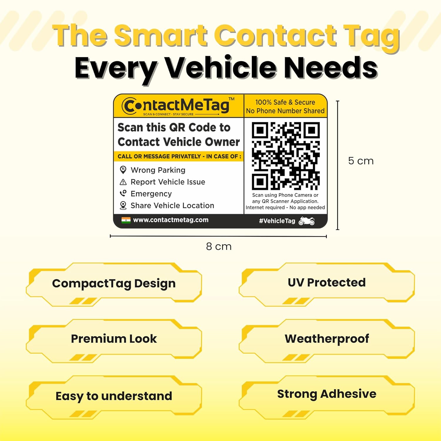 ContactMeTag - For Bike